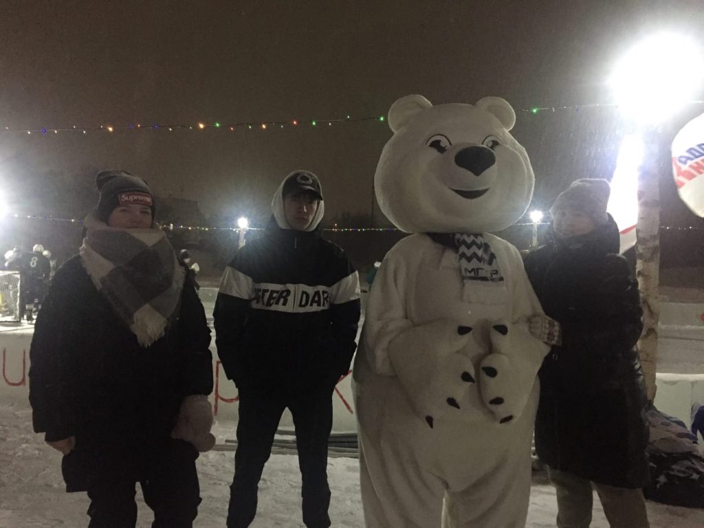 Акция в поддержку российских спортсменов, выступающих на зимних Олимпийских играх 2022 года в г. Пекин