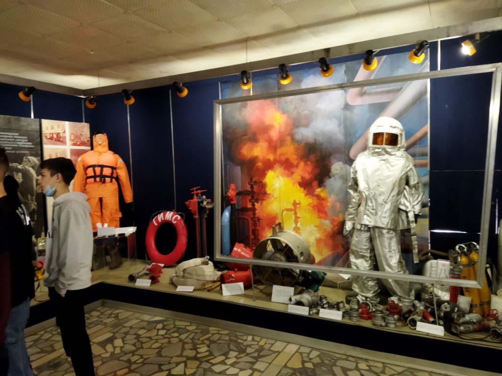 Студенты побывали в Музее пожарной охраны