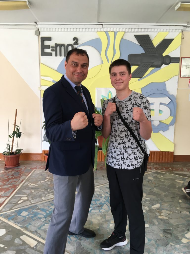 Встреча с 2 -х кратным чемпионом мира по каратэ WKC Тимофеевым Алманом Вячеславовичем